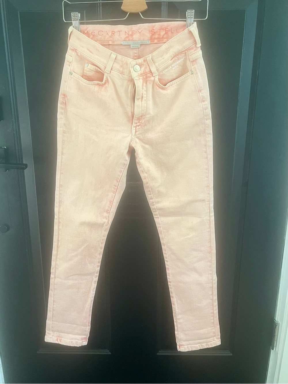 Stella McCartney Pastel Pink Skinny Jeans